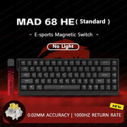 MADLIONS Mad 60he Mad60HE Mad 68HE Mechanical Keyboard Magnetic Switch Wired Hot Swap 8K Polling Rate Customized Gaming keyboard