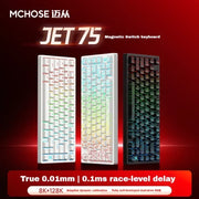 Mchose Jet75 Mechanical Keyboard Hot Swap Low Delay Magnetic Switch Wired 8k Polling Rate RGB Light Customize Gaming Accessories