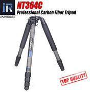 NT364C Professional Carbon Fiber Bowl Tripod for DSLR Camera Video Camcorder Heavy Duty 25kg Max Load Birdwatching Camera Stand