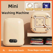 Mini Washing Machine,9L Capacity，Portable Home Dormitory Underwear Socks Elution Washer,3 Major Cleaning And Care Modes