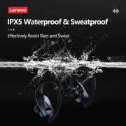 Lenovo LP75 OWS Wireless Bluetooth 5.3 Earphones Gaming Noise Reduction Headphones LED Digital Display Waterproof Sports Headset