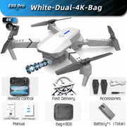 New E88Pro RC Drone 4K Professinal With 1080P Wide Angle HD Camera Foldable Helicopter WIFI FPV Height Hold Gift Toy