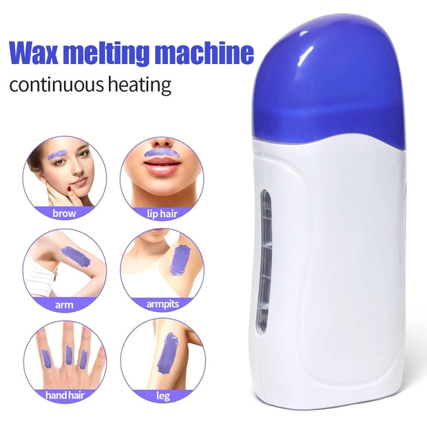 LINMANDA Wax Heater Portable Cartridge Wax Depilatory Roller Warmer Heater Waxing Hair Removal Machine At Home Use