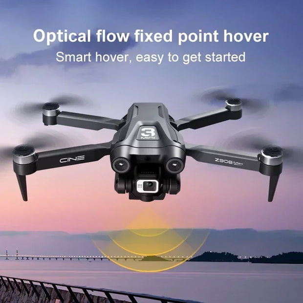 2024 NEW Z908 Pro Max Drone 8K Profesional HD Dual Camera Brushless Motor FPV Obstacle Avoidance Foldable Quadcopter RC 10000M