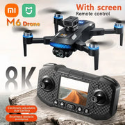 Xiaomi Mijia M6 Drone 8K Professional HD Camera Drones 5G WIFI FPV Video 4k UAV With screen Remote control RC Quadcopter Dron