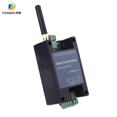 New G202 GSM Gate Opener Relay Switch 2G Remote Control 200 User Door Access Wireless Door Opener Free Call 850/900/1800/1900MHz