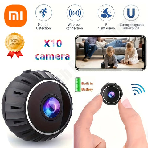 Xiaomi X10 Mini Camera WiFi Wireless Monitoring Remote Monitor HD Camcorders Video Surveillance Security Baby Monitor Smart Home