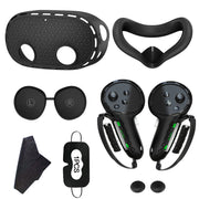 10-in-1 soft Silicone Controller Case for Meta Quest 3 /3S Headset Grip Protector with Battery cover For Quest 3/3S Accessories