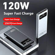 Xiaomi 200000mAh Power Bank 120W Super Fast Charger Portable External Battery Large Capacity Mobile Power for iPhone Samsung New