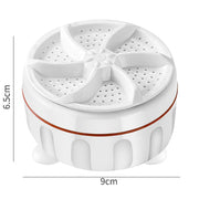 1-5pcs Ultrasonic Turbo Washing Machine Laundry Portable Travel Washer Air Bubble And Rotating Mini Washing Machine Mini Washing