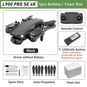 LYZRC L900 PRO GPS Drone 4K Professional HD Dual Camera 5G WIFI Brushless Motor FPV Quadcopter Foldable Aerial Photography Drone