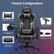 Gaming Chair Massage Ergonomic New Customized PU Massage Computer Office Chairs High Back Design Lumbar Relax Seat