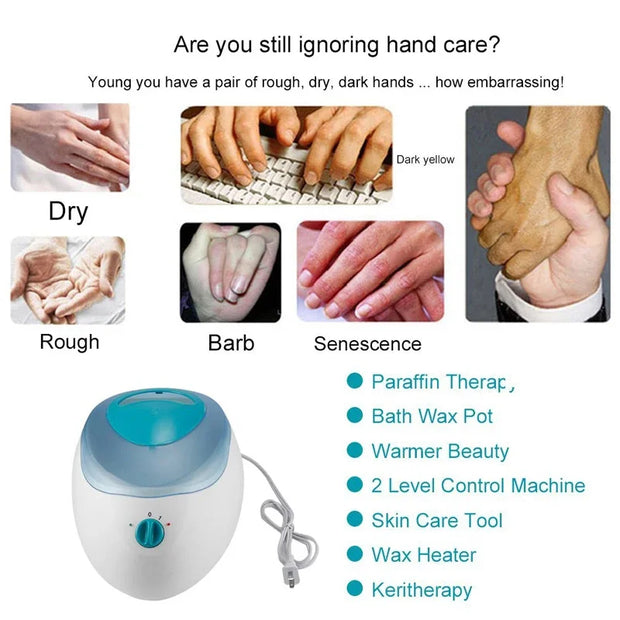 Paraffin Machine Hand And Foot Wax Heater Moisturizing Set For Arthritis Automatic Timed Insulation Paraffin Hand Wax Machine