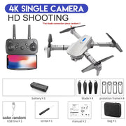 KBDFA 2025 E88 Professional Wide Angle RC Dron HD 4K Camera Mode Foldable Helicopter Aircraft Quadcopter Drone Kid Gift Toys