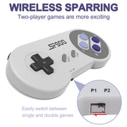 SF900 Video Game Console SNES NES Built in 5000 Games HDMI Video TV Game Stick 2.4G Wireless Controller Handheld Game Console