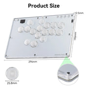 Haute42 Joystick Hitbox Keyboard Arcade Stick Controller For PS4/PS5/Switch Arcade Hitbox Leverless Controller Fight Sticks PC