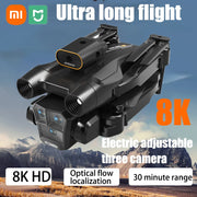 Xiaomi MIJIA M4 Drone 8K Professinal With Wide Angle Triple HD Camera Foldable Helicopter WIFI FPV Height Hold Toy Drone 2025New