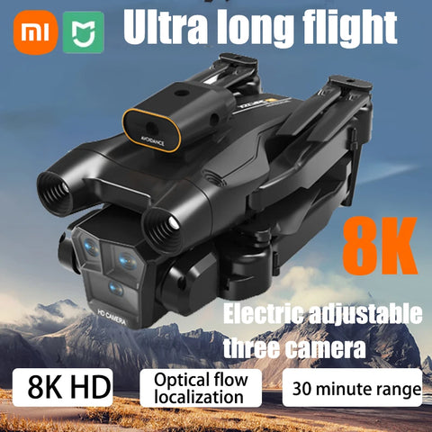 Xiaomi MIJIA M4 Drone 8K Professinal With Wide Angle Triple HD Camera Foldable Helicopter WIFI FPV Height Hold Toy Drone 2025New