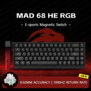 MADLIONS Mad 60he Mad60HE Mad 68HE Mechanical Keyboard Magnetic Switch Wired Hot Swap 8K Polling Rate Customized Gaming keyboard