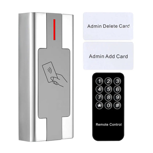 Outdoor Standalone Zinc Alloy Metal Keypad Waterproof IP67 3000User RFID Card Reader Wiegand Controler for Access Control System