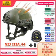 Ballistic ACH High Cut Tactical Helmet PE Ballistic Helmet NIJ IIIA Fast Wendy's Suspension Pad Bulletproof Helmet