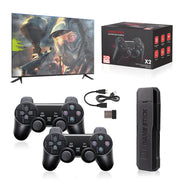 GD10 Retro Video Game Console 4K HD Output Game Stick Emuelec 4.3 System 2.4G Wireless Controllers 3D PSP/PS1 40Simulators Games