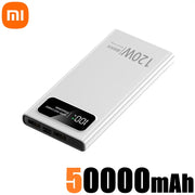 Xiaomi 200000mAh Power Bank 120W Super Fast Charger Portable External Battery Large Capacity Mobile Power for iPhone Samsung New