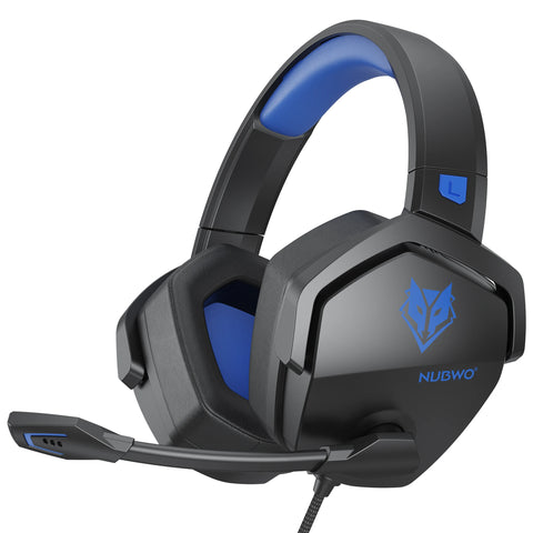 NUBWO N16 Gaming Headset - Noise Canceling Mic, Stereo Sound, and Comfortable Design Gaming Headphones for PS5, PS4, Xbox One