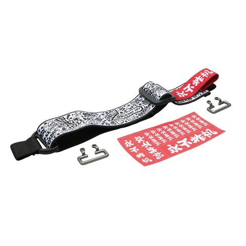 NEVER CRASH FPV Video Glasses Graffiti Headband Battery Storage Strap DIY Sticker for Fatshark Skyzone DJI V1 V2 Accessories