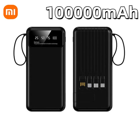 Xiaomi 120W Fast Charging Power Bank Portable 200000mAh Charger Digital Display External Battery Pack for iphone Android Samsung