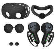 10-in-1 soft Silicone Controller Case for Meta Quest 3 /3S Headset Grip Protector with Battery cover For Quest 3/3S Accessories