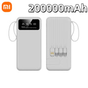 Xiaomi 120W Fast Charging Power Bank Portable 200000mAh Charger Digital Display External Battery Pack for iphone Android Samsung