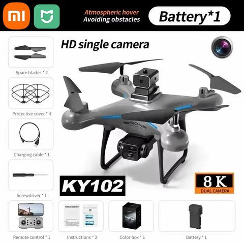 Xiaomi Mijia KY102 Drone 8K Professional Dual Camera Brushless Quadcopter Obstacle Avoidance Optical Flow Aerial Drone RC 10000M