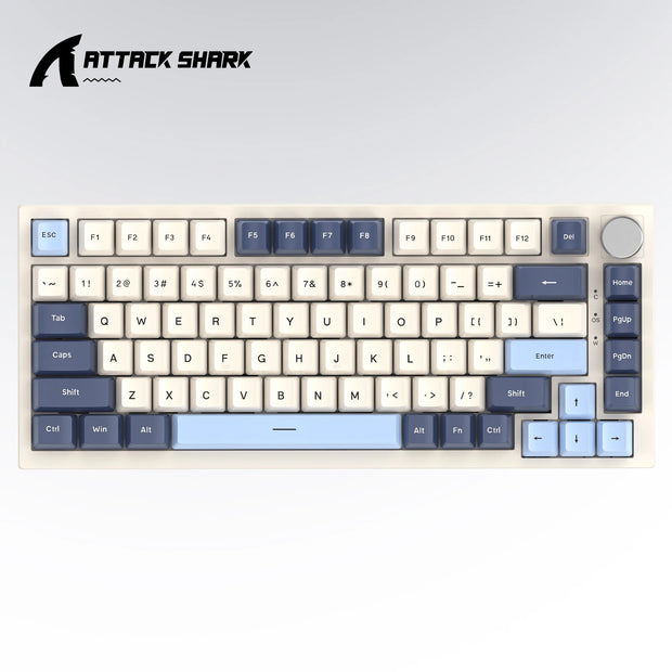 K85 E-Sports Magnetic Switch Mechanical Keyboard Customized PBT Keycaps RGB Adjustable Trigger Aluminum Wired Low-Latency Gaming