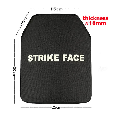 NIJ IIIA Bulletproof Plate UHMWPE Lightweight Tactical Vest For Body Armour Puncture Resistant Cut Resistant Safety Bulletproof