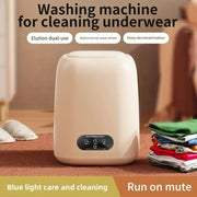 Mini Washing Machine,Portable Electric Laundry Machine with Dual-Use Elution,Silent Operation for Travel & Small Household Items