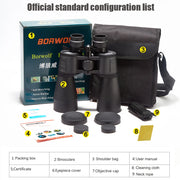 BORWOLF 10-380X100  High Magnification Long Range Zoom 10-60 Times Hunting Telescope Binoculars  HD Professiona  Zoom