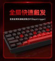 Madlions Mad60 He Magnetic Switch FGG Mechanical Keyboard Mad68 He Wired Keyboard Custom Low Latency Hot Wap Gaming Keyboards