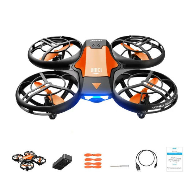 4DRC V8 Mini Drone 4K 1080P HD Wide Angle Camera WiFi FPVDrone Height Keep Foldable Quadcopter Toy Gift