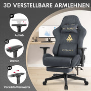 Brand Gaming Chair With Footrest Office Chair Ergonomic Lumbar Support Height Adjustable with Suede Leather Recliner Women Men