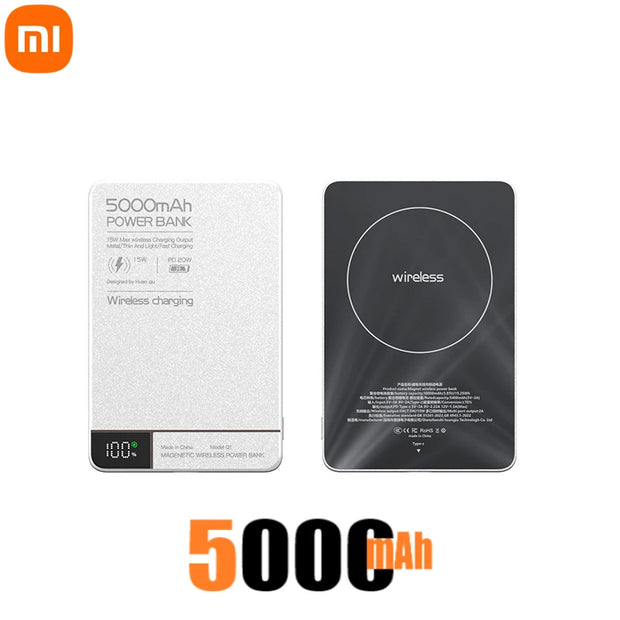 Xiaomi New 10000mAh Magnetic Power Bank 20W Fast Charging PowerBank Portable External Battery For MagSafe IOS Android 2025 New