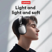 New Lenovo TH60 TWS Bluetooth 5.4 Headphones Long Endurance Headset  HIFI Surround Sound With Large Speakers Outdoor Earphones