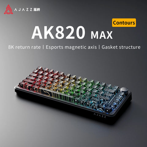 AJAZZ AK820 MAX Gaming Keyboard Backlit RGB Wired