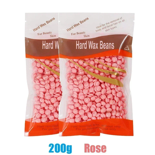 500g/400g/200g Hard Waxing Wax Beans for Hair Removal Hot Film Wax for Wax Heater Machine Depilatory Wax Beads for Whole Body