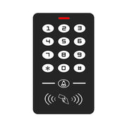 125KHz Standalone Access Control Keypad RFID Keyboard System Waterproof Cover Outdoor Controller EM Card Reader 10pcs Keyfobs