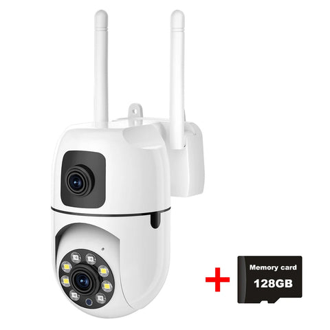 8MP Security Surveillance IP Camera Dual Lens Dual Screen WIFI Cam Outdoor Auto Tracking Two-way Audio HD Night Color Cam YI IOT