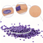 [EU Plug] 200ml Purple Wax Melting Machine + 200g Wax Beans Set, Wax Heating, Wax Hair Removal And Wax Therapy Machine