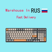 Ultralight Gaming Mouse  or  98% Mechanical Gaming Keyboard, LED Backlit Compact 100 Keys Wired Office Keyboard with Red Switch