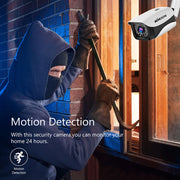 2MP 1080P Full High Definition Camera Outdoor/Indoor Infrared Night Vision Weatherproof Surveillance CCTV w/ Camera NTSC System