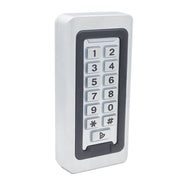 Outdoor RFID Access Controller Zinc Metal Keypad Card Reader IP67 Waterproof 125KHz 10pcs Keyfob for Door Access Control System